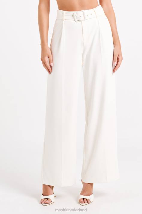Meshki Tenley passende broek met wijde pijpen kleding ivoor XP0T1248