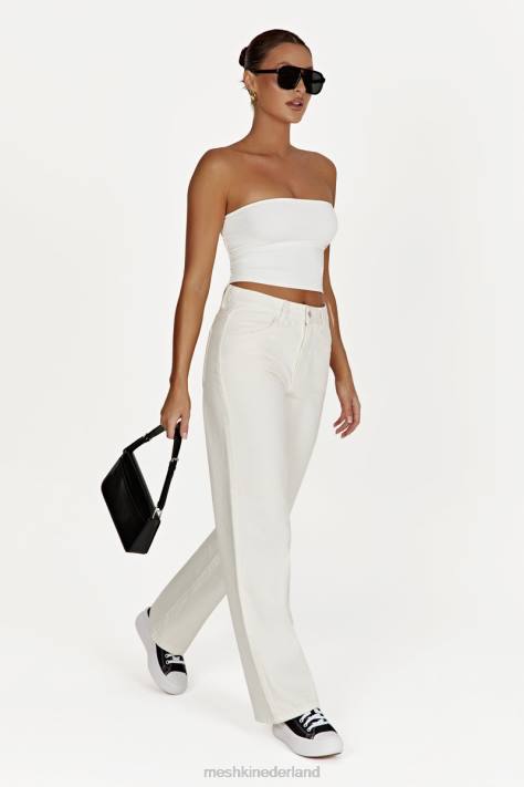 Meshki Ainsley jeans met middelhoge taille kleding ecru XP0T1491