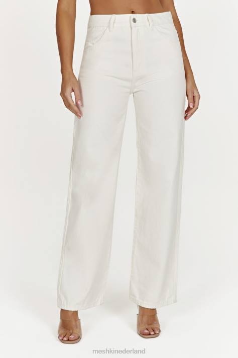 Meshki Ainsley jeans met middelhoge taille kleding ecru XP0T1491