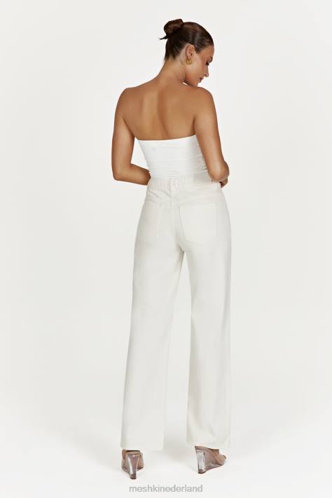 Meshki Ainsley jeans met middelhoge taille kleding ecru XP0T1491