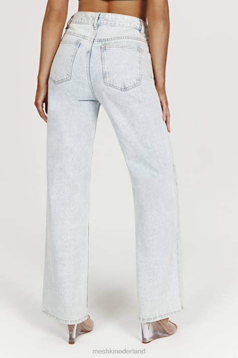 Meshki Ainsley jeans met middelhoge taille kleding lichtblauw XP0T1520