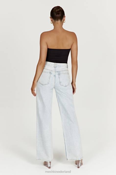 Meshki Ainsley jeans met middelhoge taille kleding lichtblauw XP0T1520