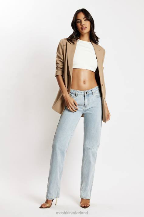 Meshki Sonya jeans met lage taille kleding lichtblauw XP0T1610