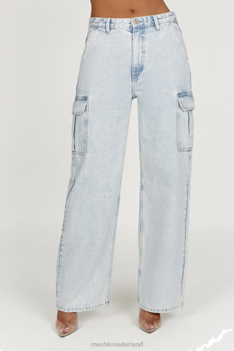 Meshki jagger relaxte denimjeans kleding lichtblauw XP0T1323