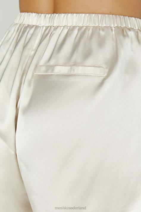 Meshki meera satijnen korte broek kleding ivoor XP0T1304