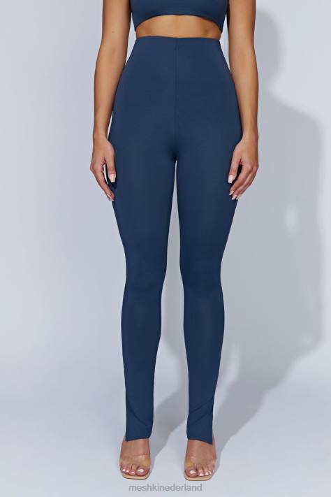 Meshki Michelle legging met zijsplit kleding middernacht marine XP0T1597