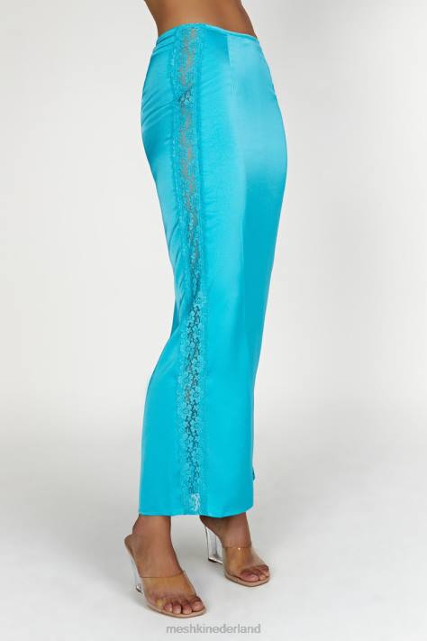 Meshki Bellamy kanten maxirok kleding aquamarijn XP0T1540