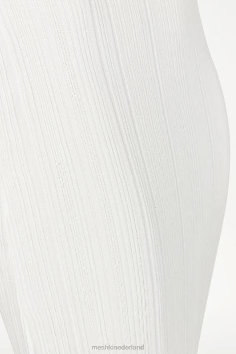 Meshki kennedy gebreide rok met lage taille kleding gebroken wit XP0T1612