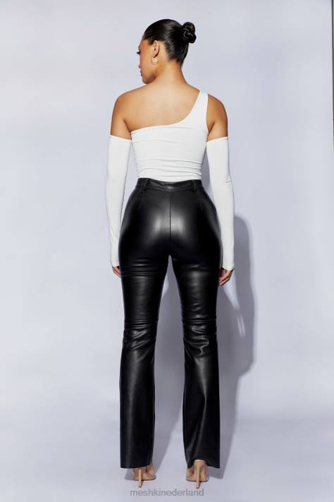 Meshki Lexi bodysuit met één schouder en uitsnijding kleding wit XP0T1053