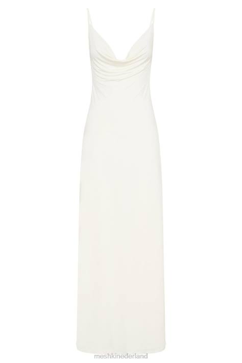 Meshki Darcy maxi-jurk met kap en lage rug kleding bot XP0T576