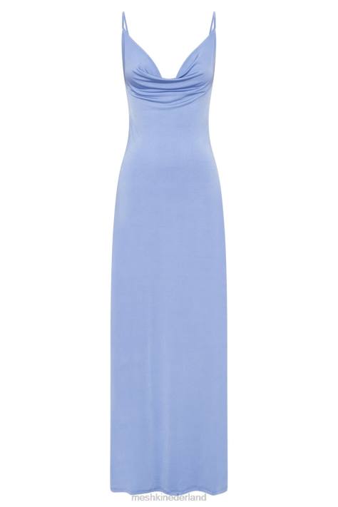 Meshki Darcy maxi-jurk met kap en lage rug kleding lavendel XP0T589