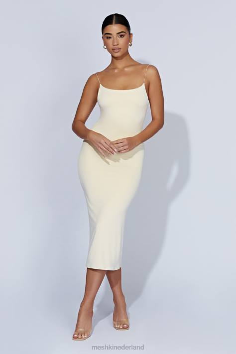 Meshki Lexia midi-jurk met lage halslijn kleding room XP0T577