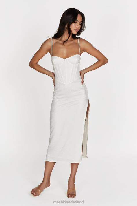 Meshki Maggie midi-jurk met korset kleding bot XP0T570
