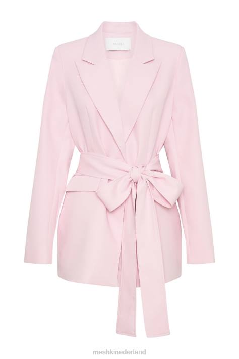Meshki Arna oversized blazer met riem kleding roze blos XP0T1630