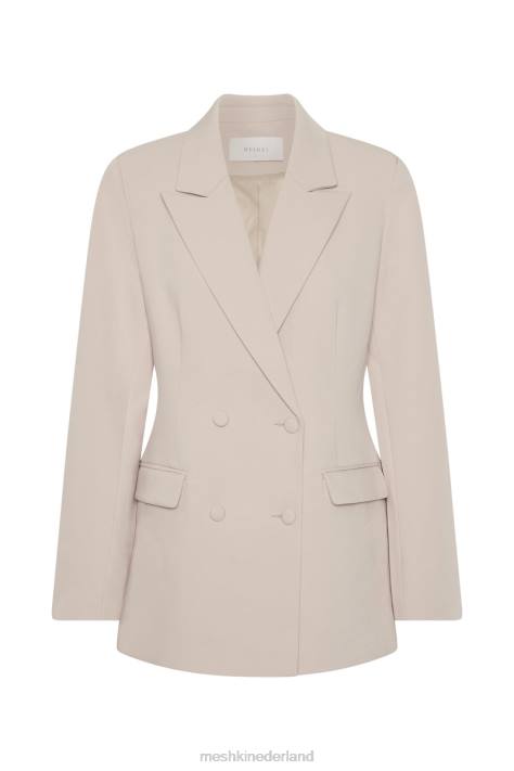 Meshki Rosana oversized blazer met koordsluiting kleding tarwe XP0T1657