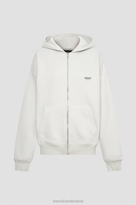 Meshki Corrie hoodie met ritssluiting kleding rookgrijs XP0T880