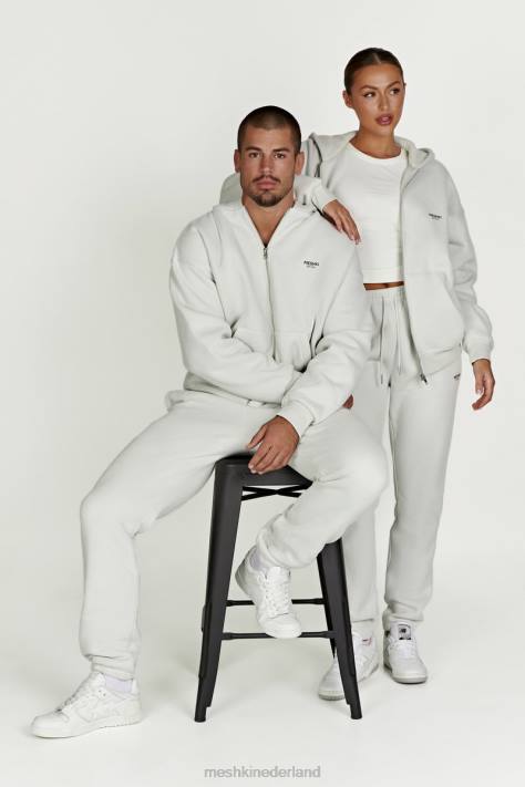 Meshki Corrie hoodie met ritssluiting kleding rookgrijs XP0T880