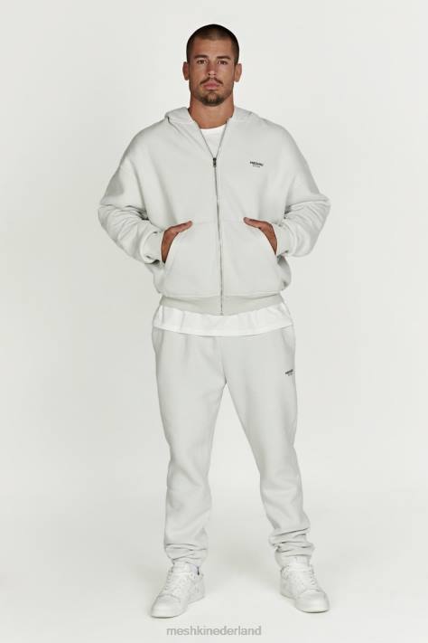 Meshki Corrie hoodie met ritssluiting kleding rookgrijs XP0T880