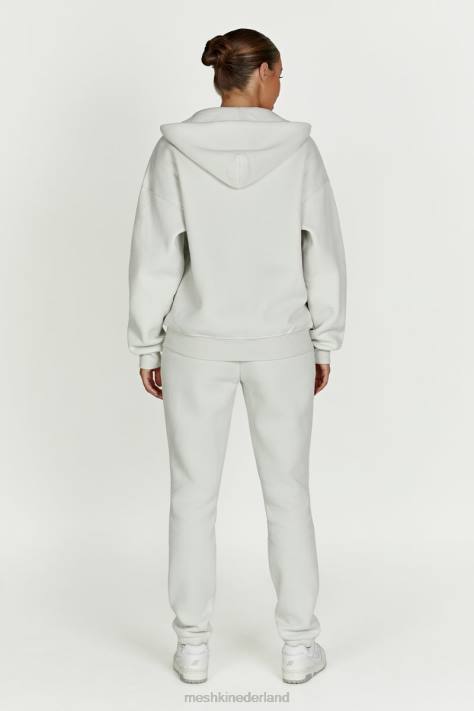 Meshki Corrie hoodie met ritssluiting kleding rookgrijs XP0T880