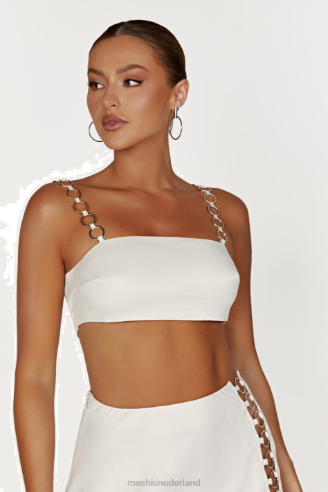 Meshki pyperring croptop kleding beige XP0T1214