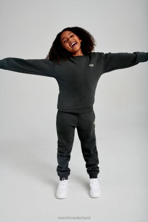 Meshki Phoenix ku trui met ronde hals kleding schemer zwart XP0T1501